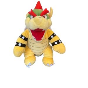 Build A Bear Nintendo Super Mario Bowser Plush Stuffed Animal 18" Toy 2018‎